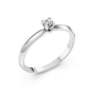 Каблучка Солітер (4) 0.15ct