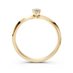 Каблучка Солітер (4) 0.15ct — фото 5