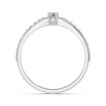 Каблучка Солітер Вічність 0.26ct — фото 2