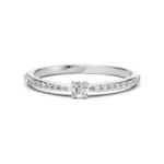 Каблучка Солітер Вічність 0.26ct — фото 3