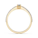Каблучка Солітер Вічність 0.26ct — фото 5