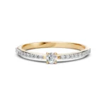 Каблучка Солітер Вічність 0.26ct — фото 6