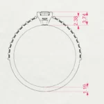 Каблучка Солітер Вічність 0.26ct — фото 11