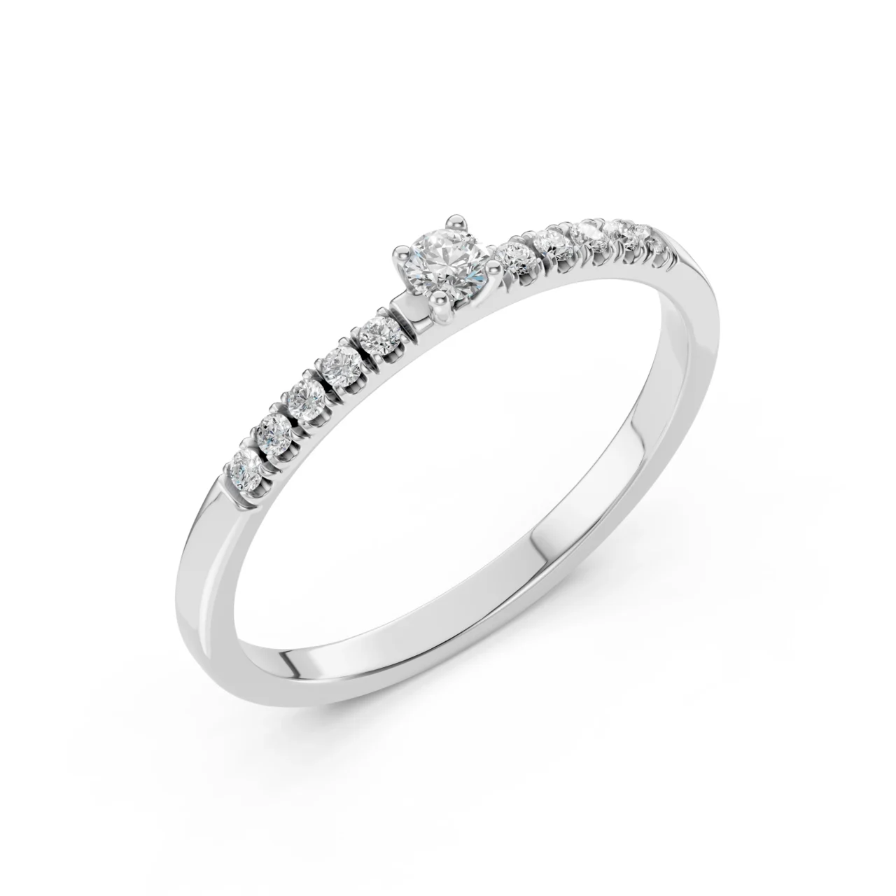 Каблучка Солітер Вічність 0.17ct
