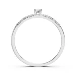 Каблучка Солітер Вічність 0.17ct — фото 2