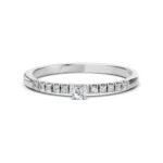 Каблучка Солітер Вічність 0.17ct — фото 3