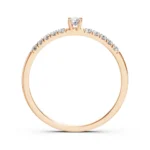 Каблучка Солітер Вічність 0.17ct — фото 8