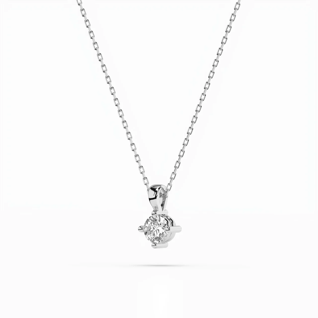 Кольє Солітер 0.10ct — фото 2