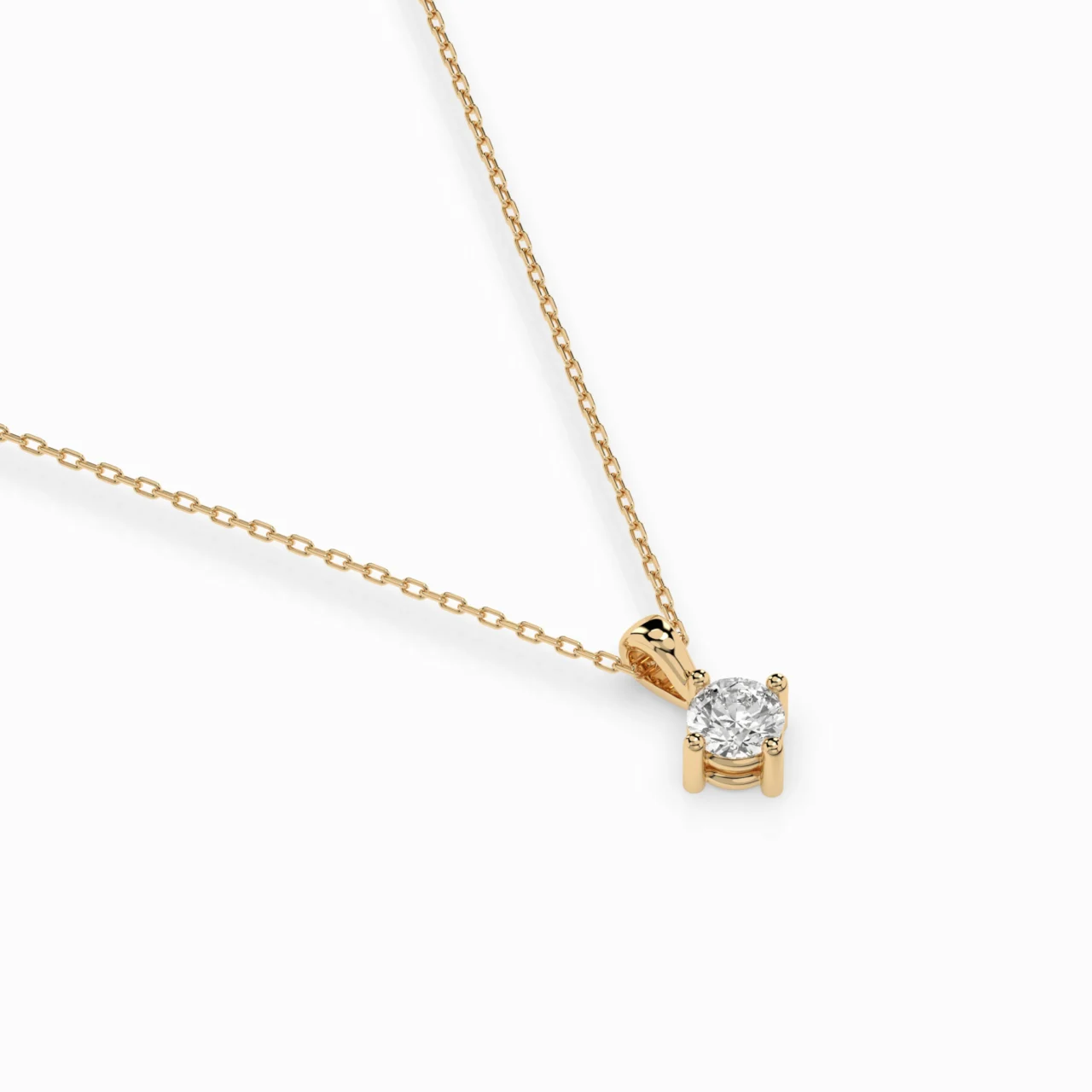 Кольє Солітер 0.10ct — фото 6