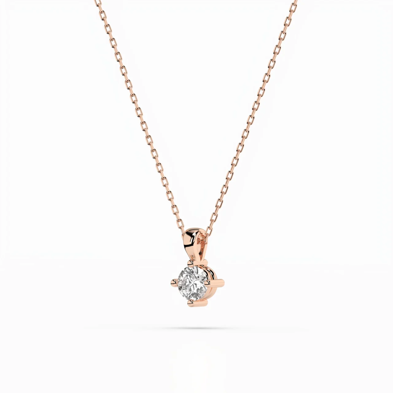 Кольє Солітер 0.10ct — фото 8