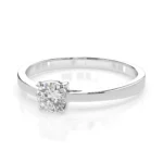 Каблучка Солітер 0.25ct — фото 3
