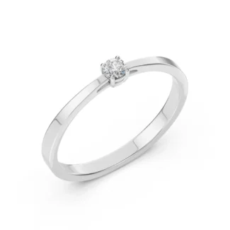 Каблучка Солітер 0.10ct