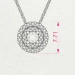 Кольє Ілюзія 0.09 ct — фото 11