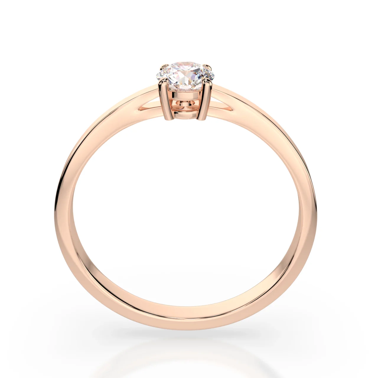 Каблучка Солітер 0.30ct — фото 8