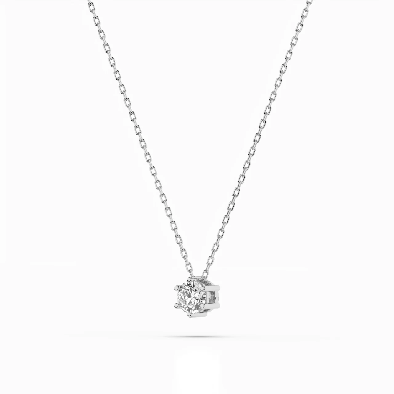 Кольє Солітер 0.15ct — фото 2