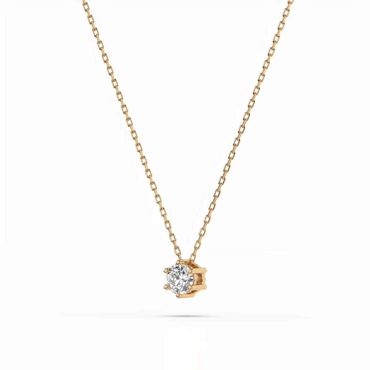 Кольє Солітер 0.15ct — фото 5