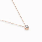 Кольє Солітер 0.15ct — фото 9
