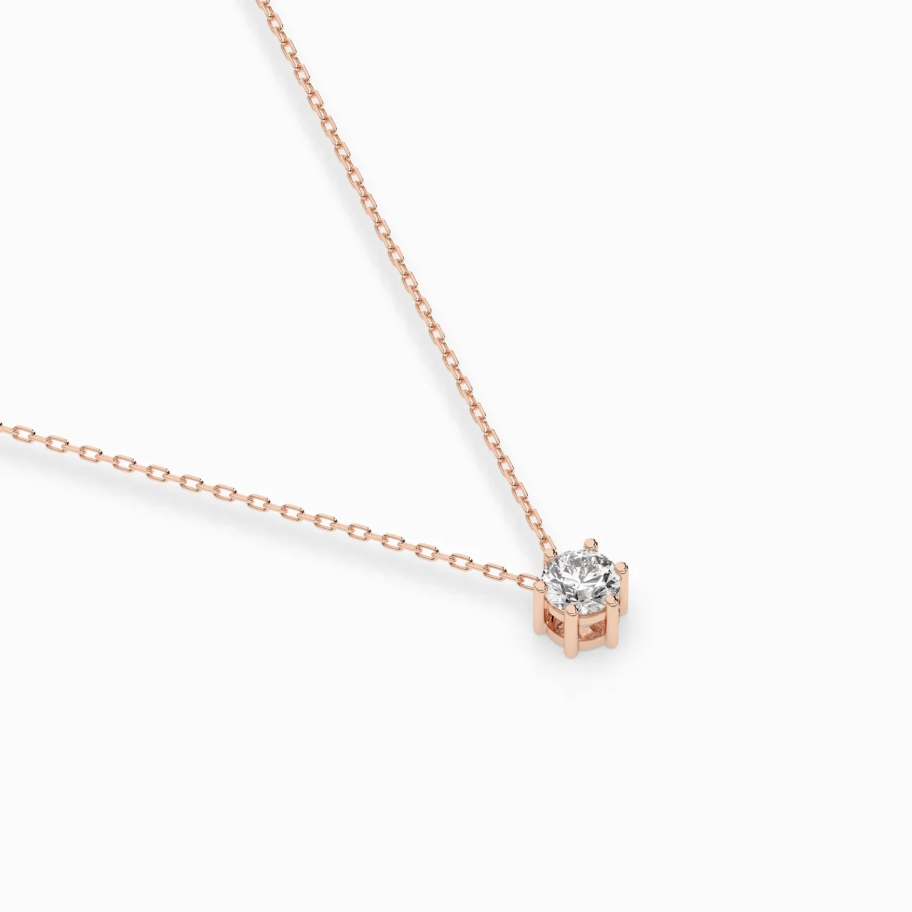 Кольє Солітер 0.15ct — фото 9