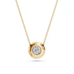 Кольє Солітер 0.15ct — фото 4