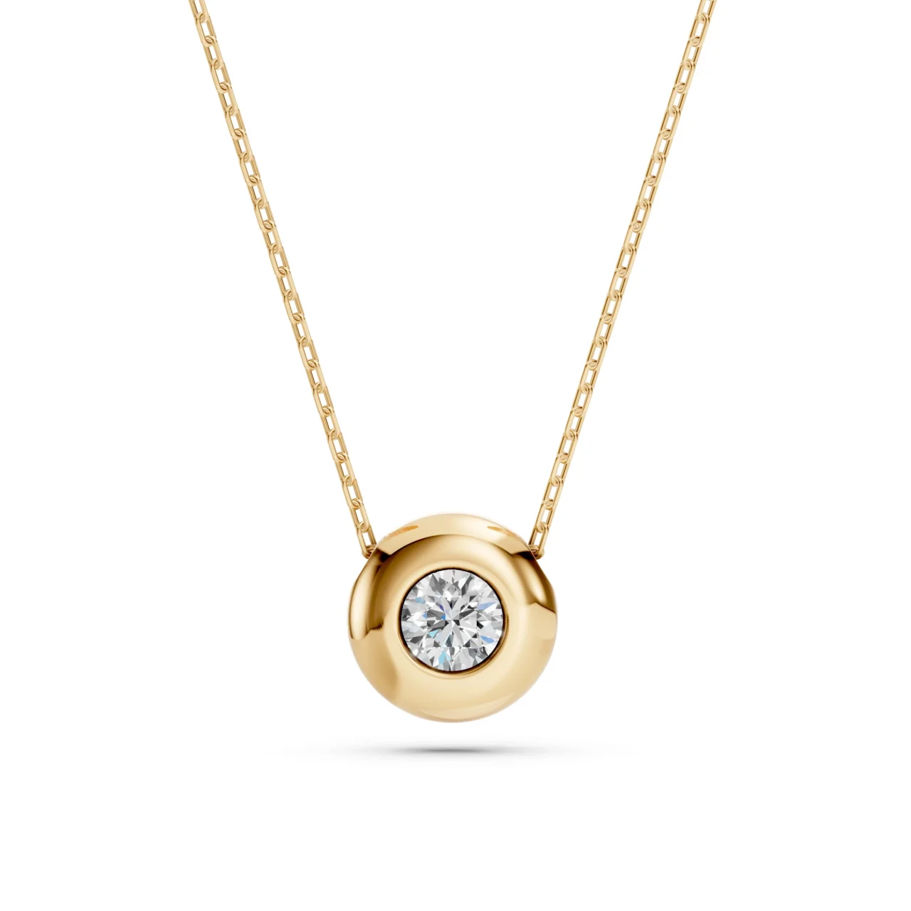 Кольє Солітер 0.15ct — фото 4