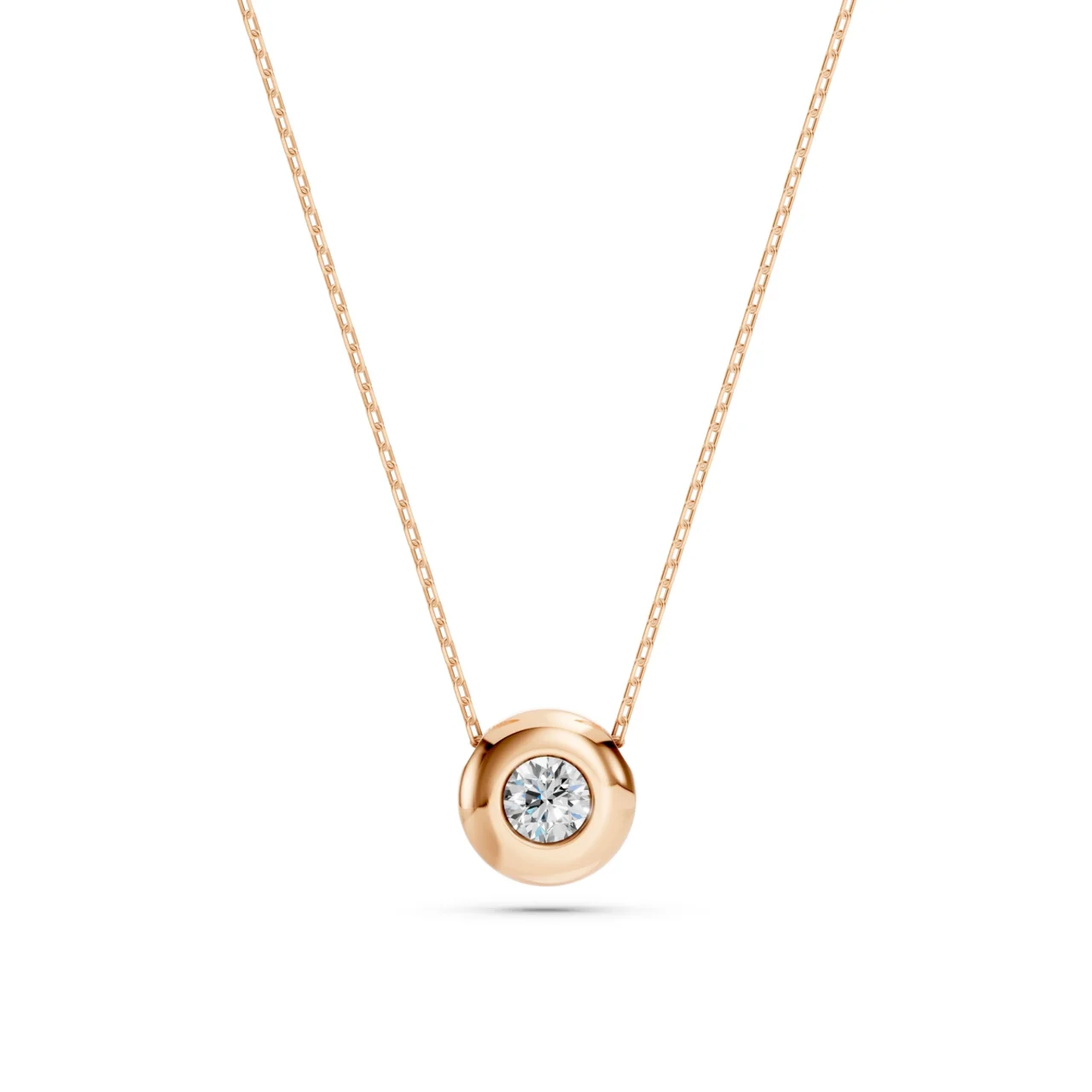 Кольє Солітер 0.15ct — фото 9
