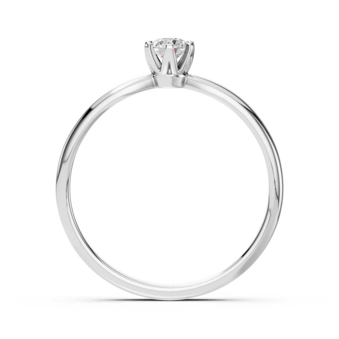 Каблучка Солітер (6) 0.15ct — фото 2