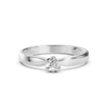 Каблучка Солітер (6) 0.15ct — фото 3
