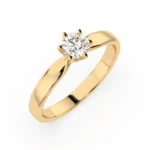 Каблучка Солітер (6) 0.30ct — фото 4
