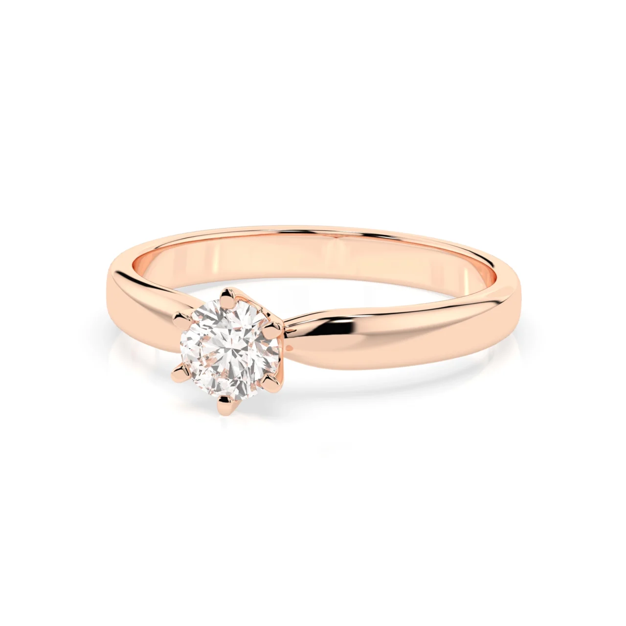 Каблучка Солітер (6) 0.30ct — фото 9