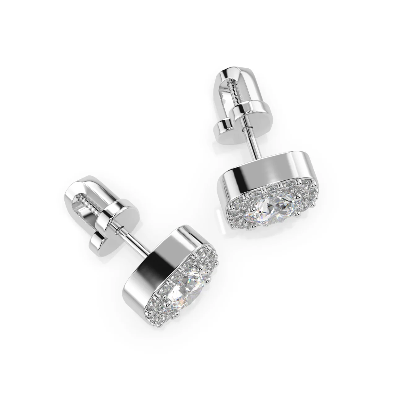 Сережки з діамантами 0.78ct — фото 2