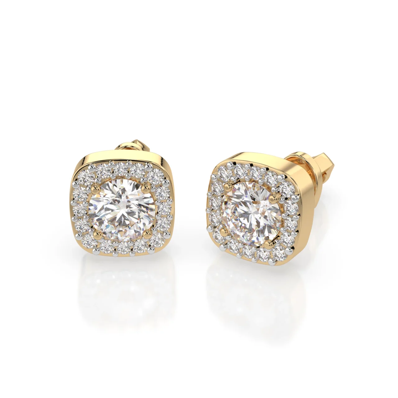 Сережки з діамантами 0.78ct — фото 4