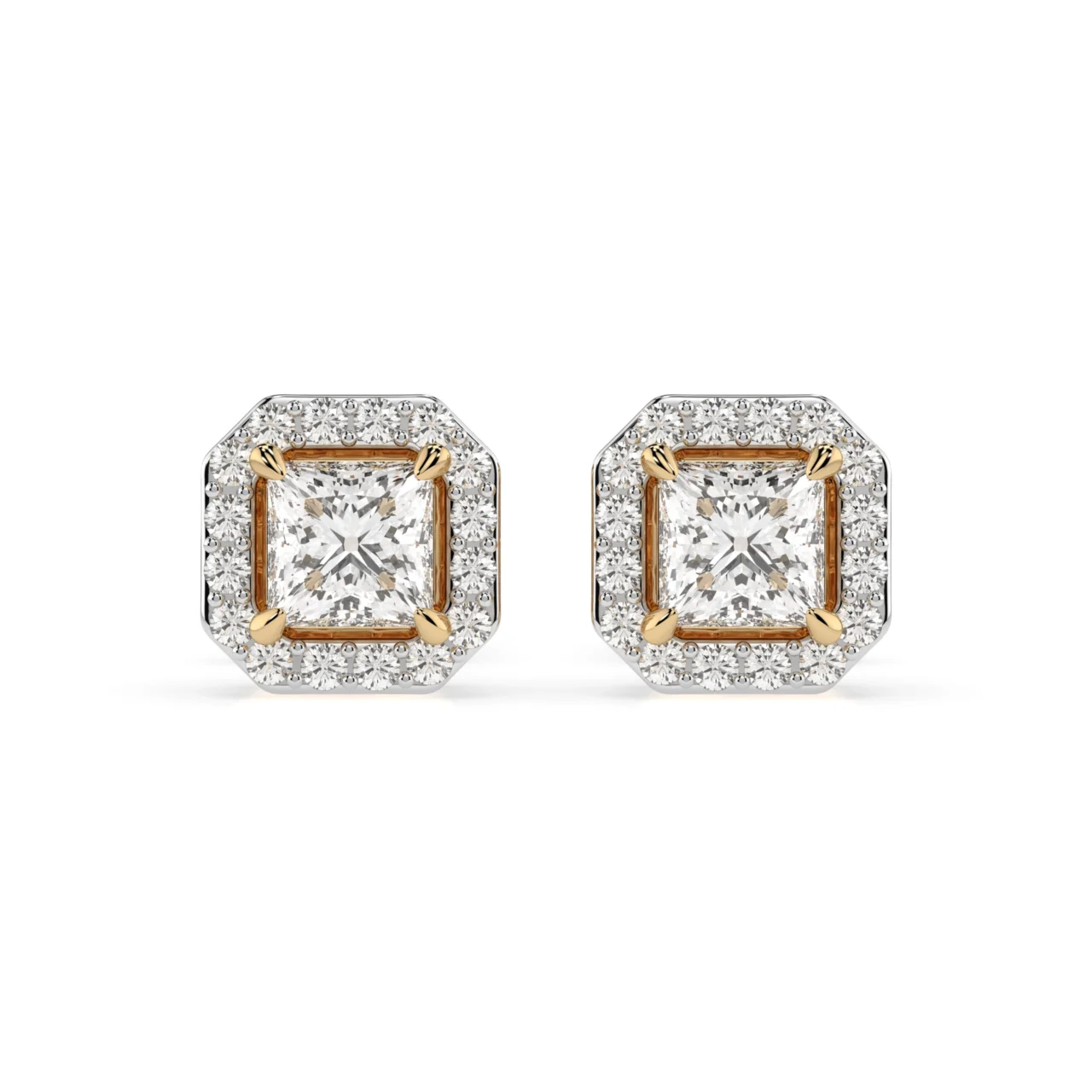 Сережки з діамантами 0.5ct — фото 4