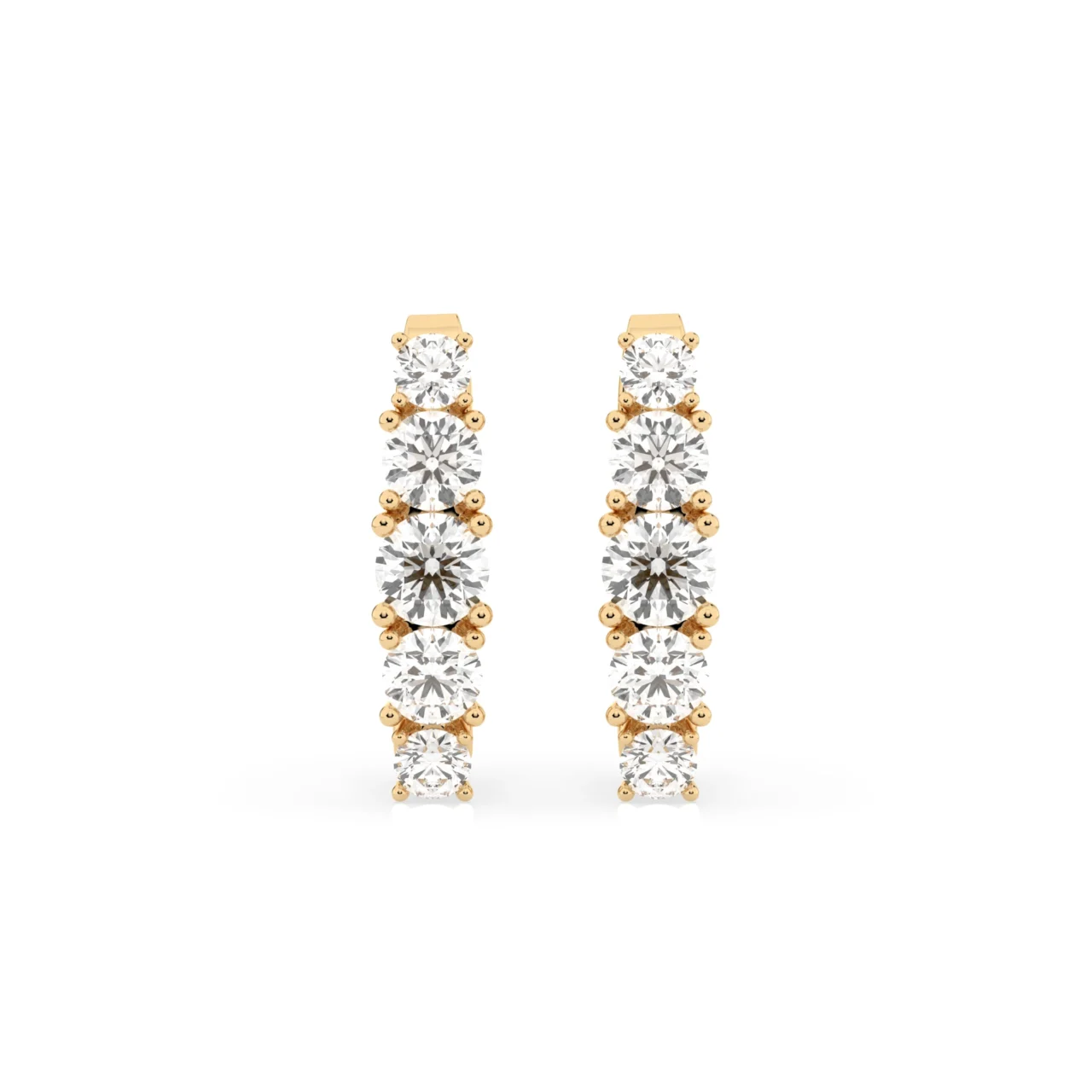 Сережки з діамантами 0.85ct — фото 4