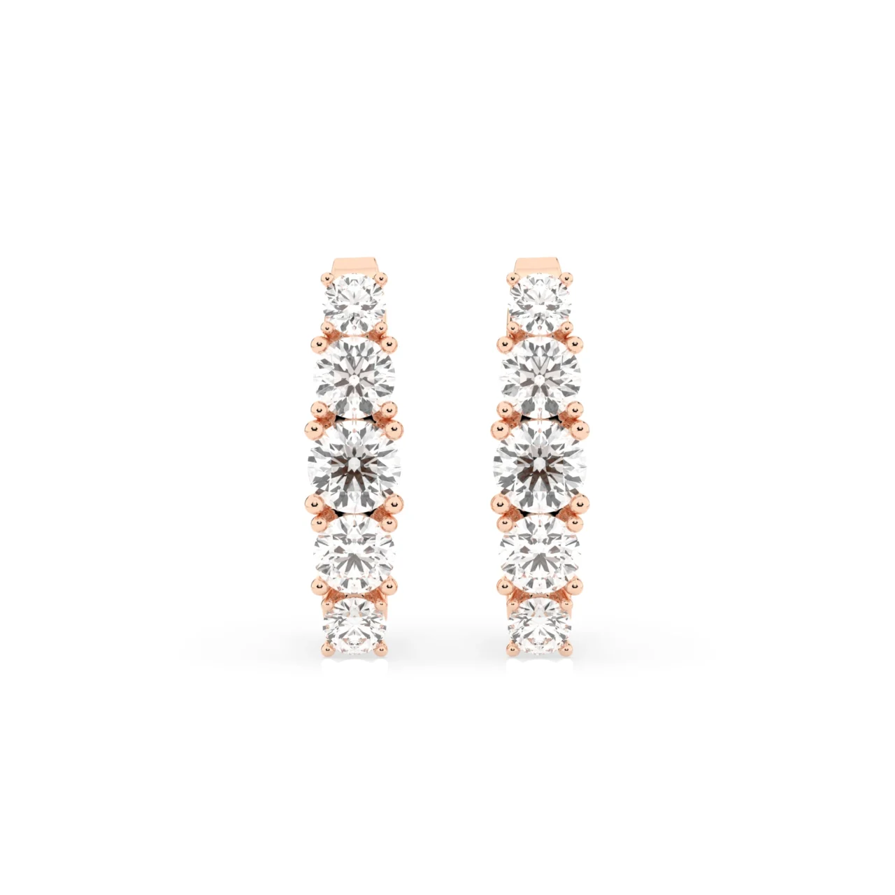 Сережки з діамантами 0.85ct — фото 7