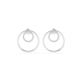 Сережки кільця з діамантами 0.25ct