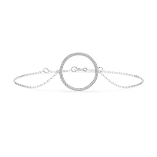Браслет золотий з діамантами 0.21ct