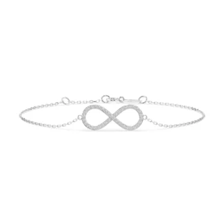 Браслет золотий з діамантами 0.19ct