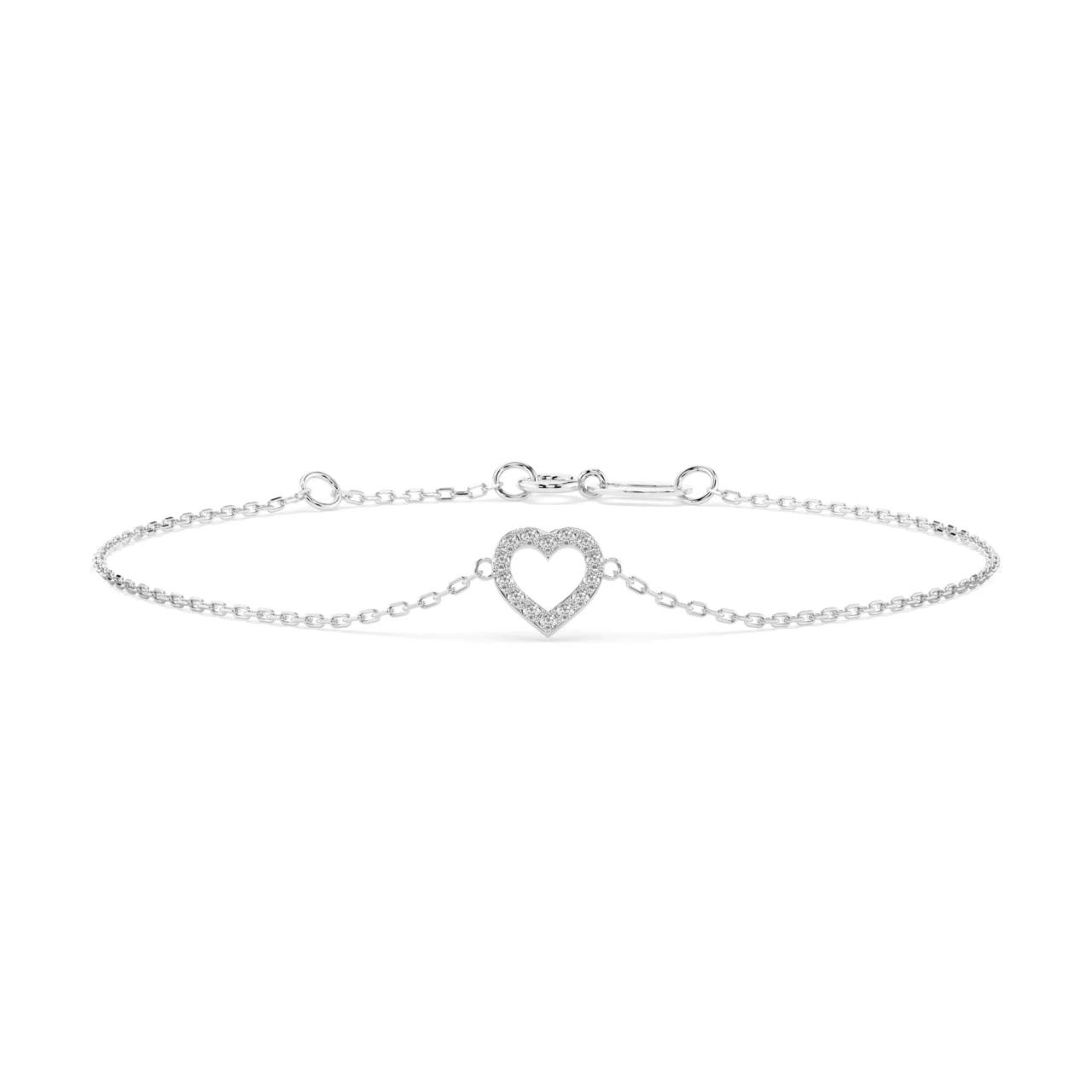 Браслет золотий з діамантами 0.07ct