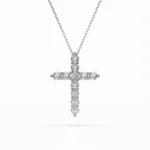 Хрестик з діамантами 1.65ct
