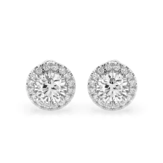 Сережки з діамантами 1.19ct