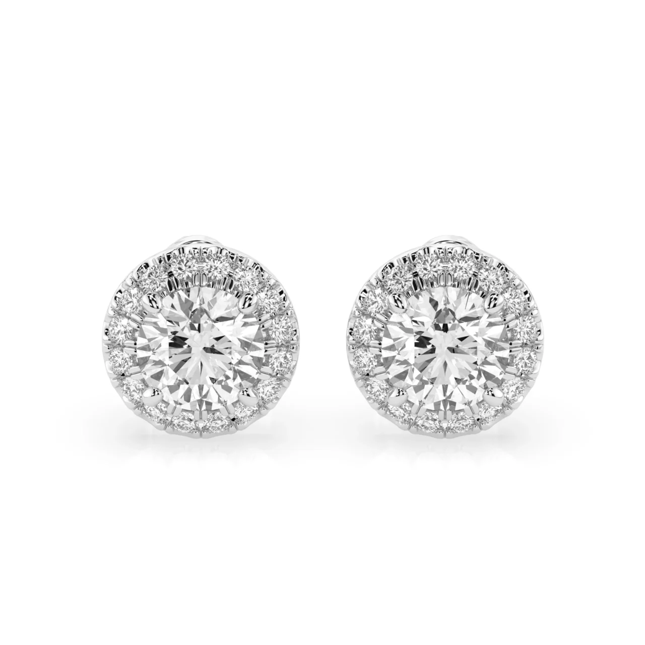 Сережки з діамантами 1.19ct