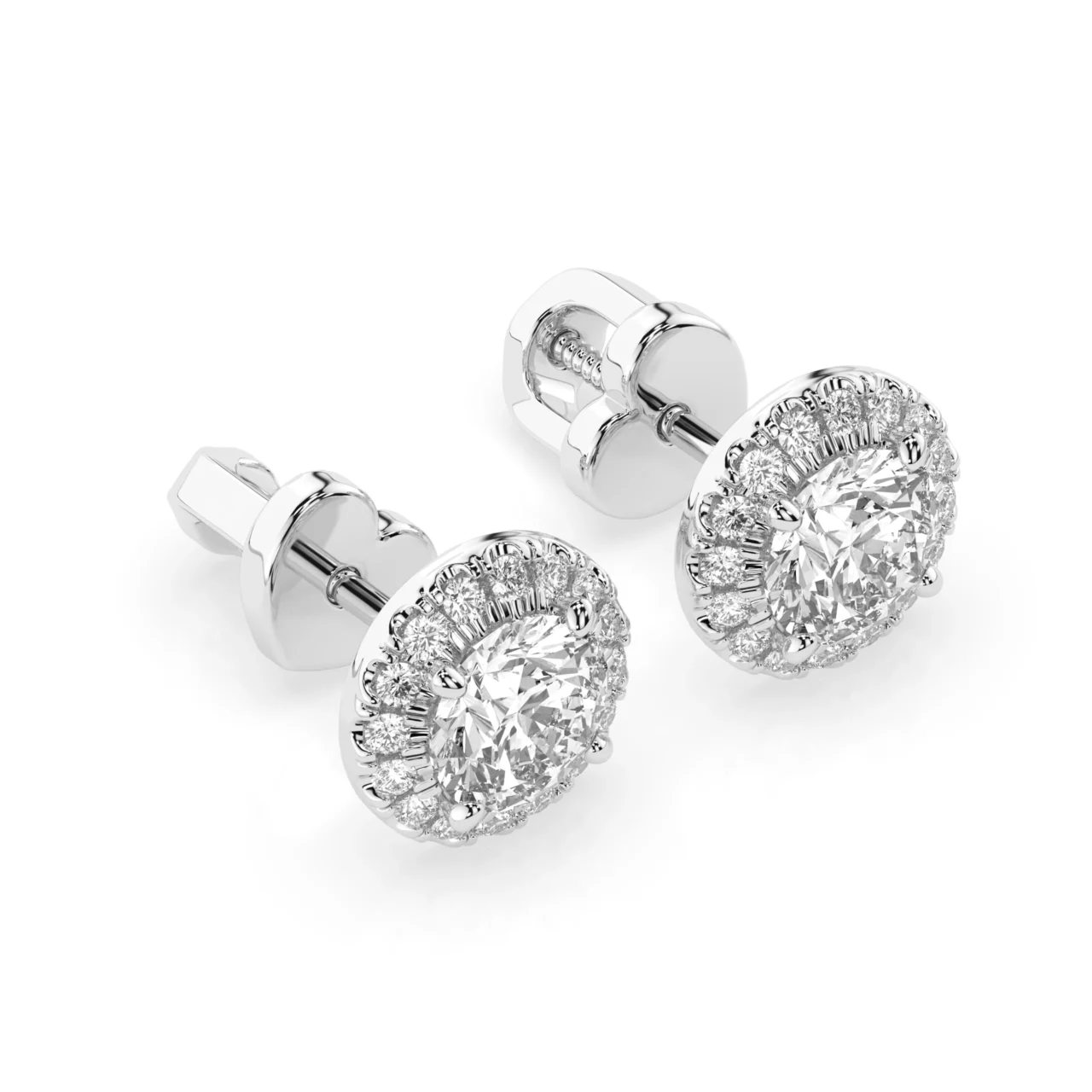 Сережки з діамантами 1.19ct — фото 2