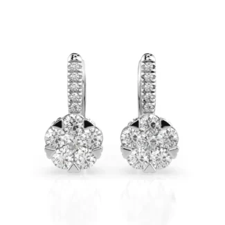 Сережки з діамантами 1.25ct