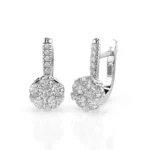 Сережки з діамантами 1.25ct — фото 3