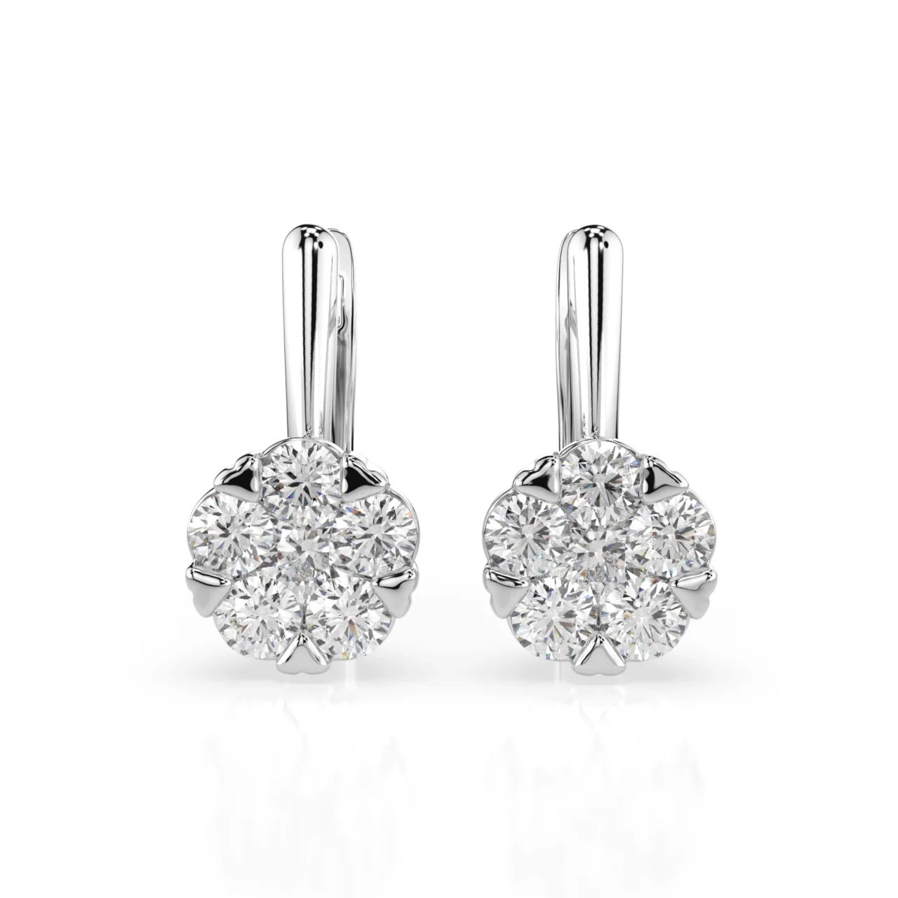 Сережки з діамантами 1.17ct