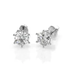 Сережки з діамантами 1ct