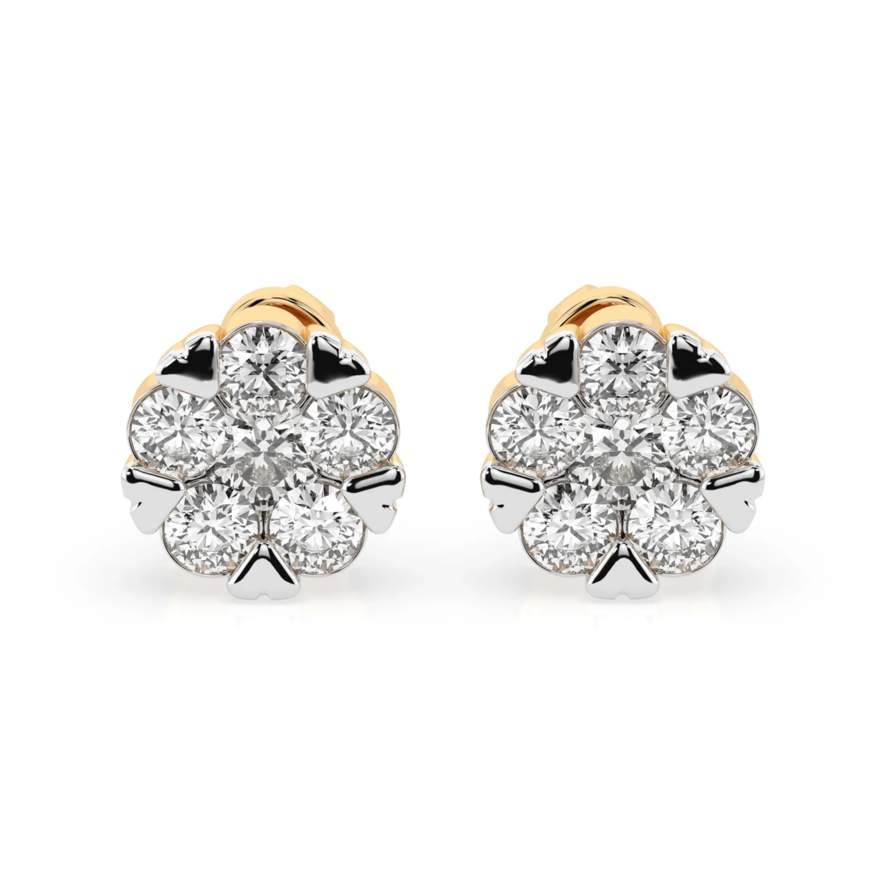 Сережки з діамантами 1.17ct — фото 4