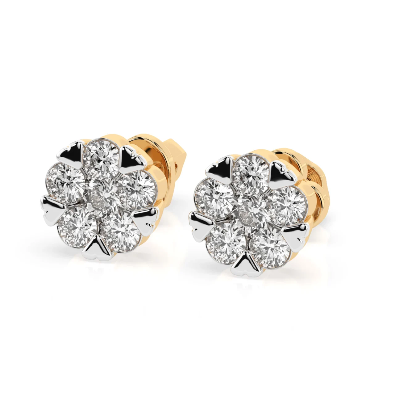 Сережки з діамантами 1.17ct — фото 6