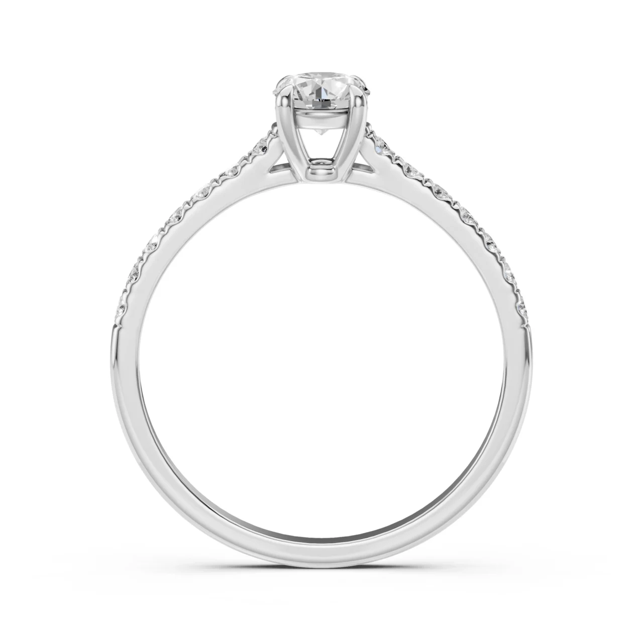 Каблучка Солітер Вічність 0.5 ct