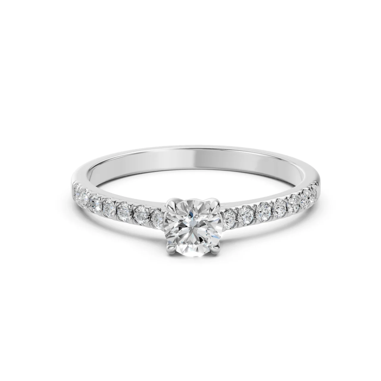 Каблучка Солітер Вічність 0.5 ct — фото 2